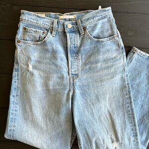 Levi’s Ribcage Straight Joli Thorax Droit jeans, 27 waist